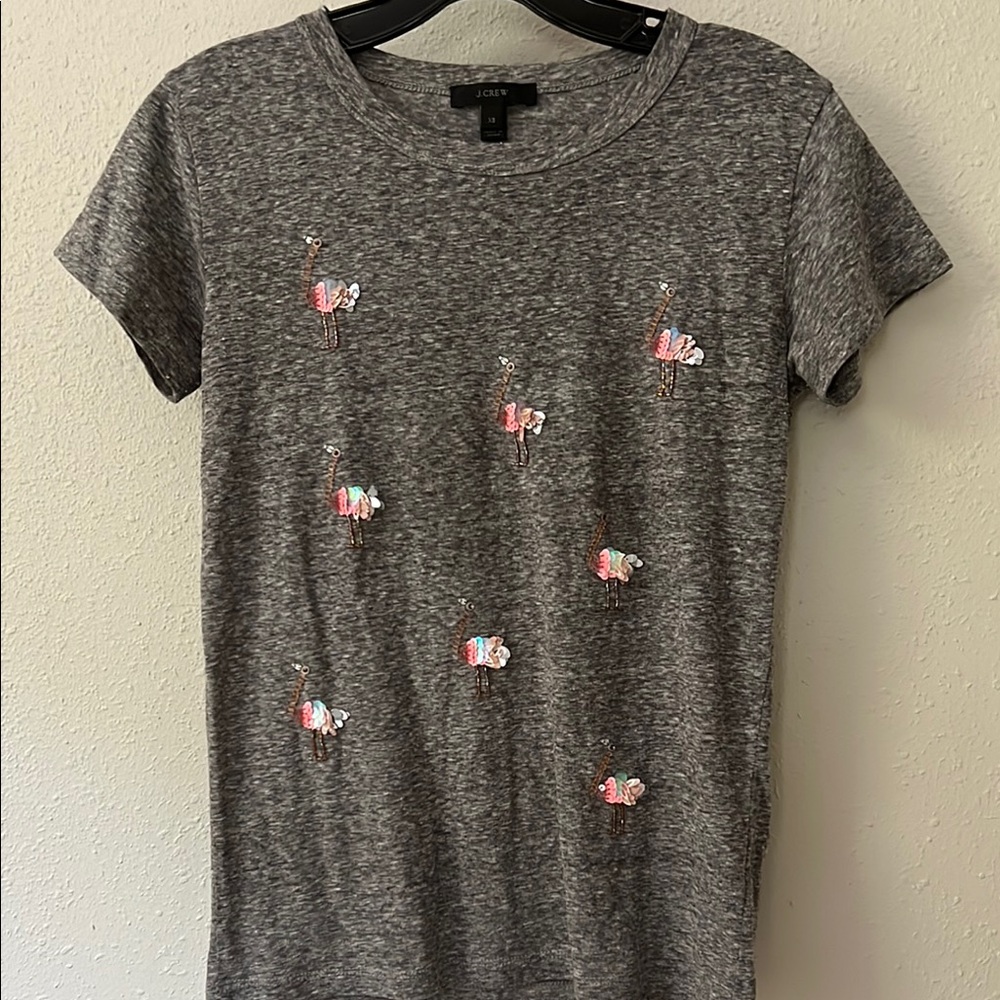 Jcrew sequin Tee